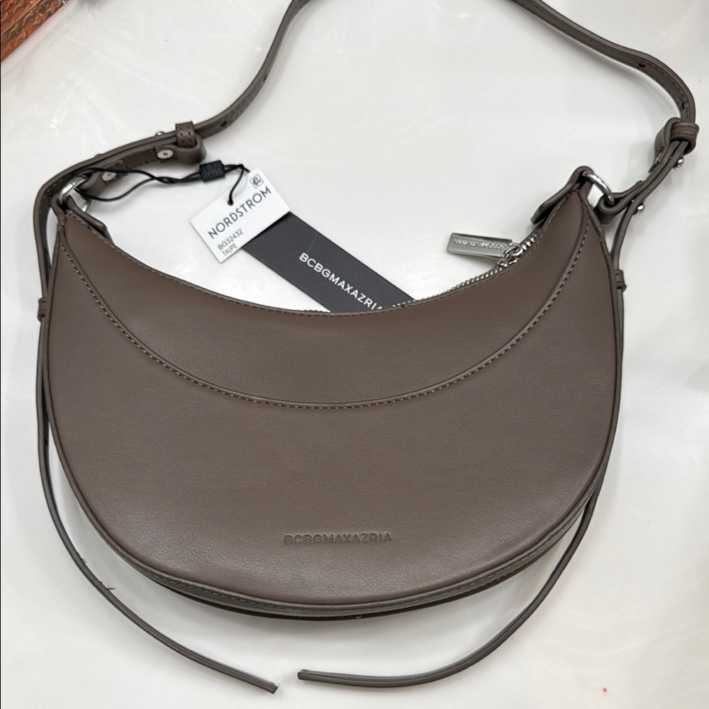 BCBGMAXAZRIA Taupe Shoulder Bag